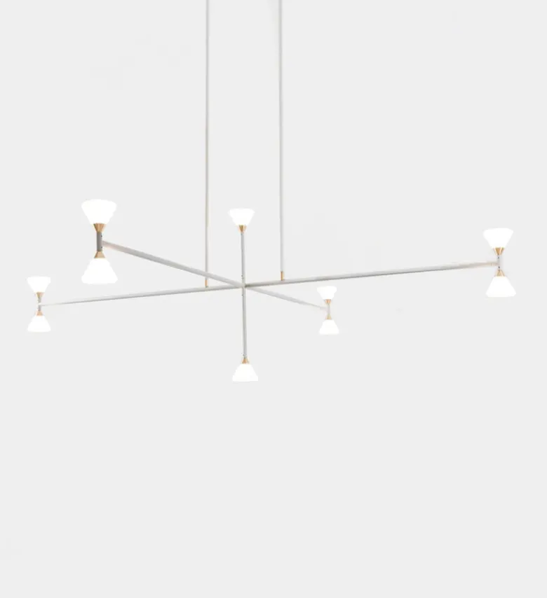 Apollo Chandelier 10 Lights - Vertical