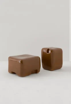 Cobble Tall Side Table & Stool