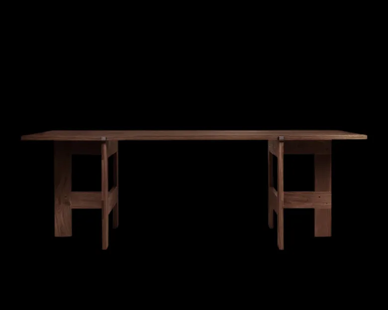 Farmhouse Trestle Table | L220 Planks