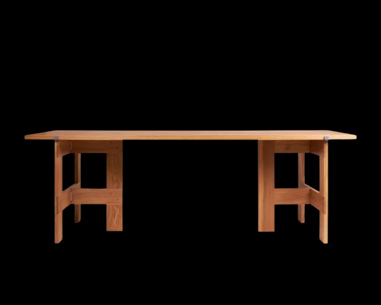 Farmhouse Trestle Table | L220 Planks