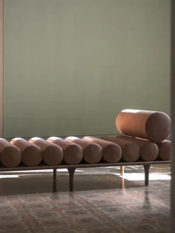 Five to Nine Daybed w/ backrest & left cement table