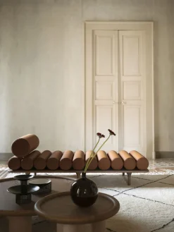 Five to Nine Daybed w/ backrest & left cement table