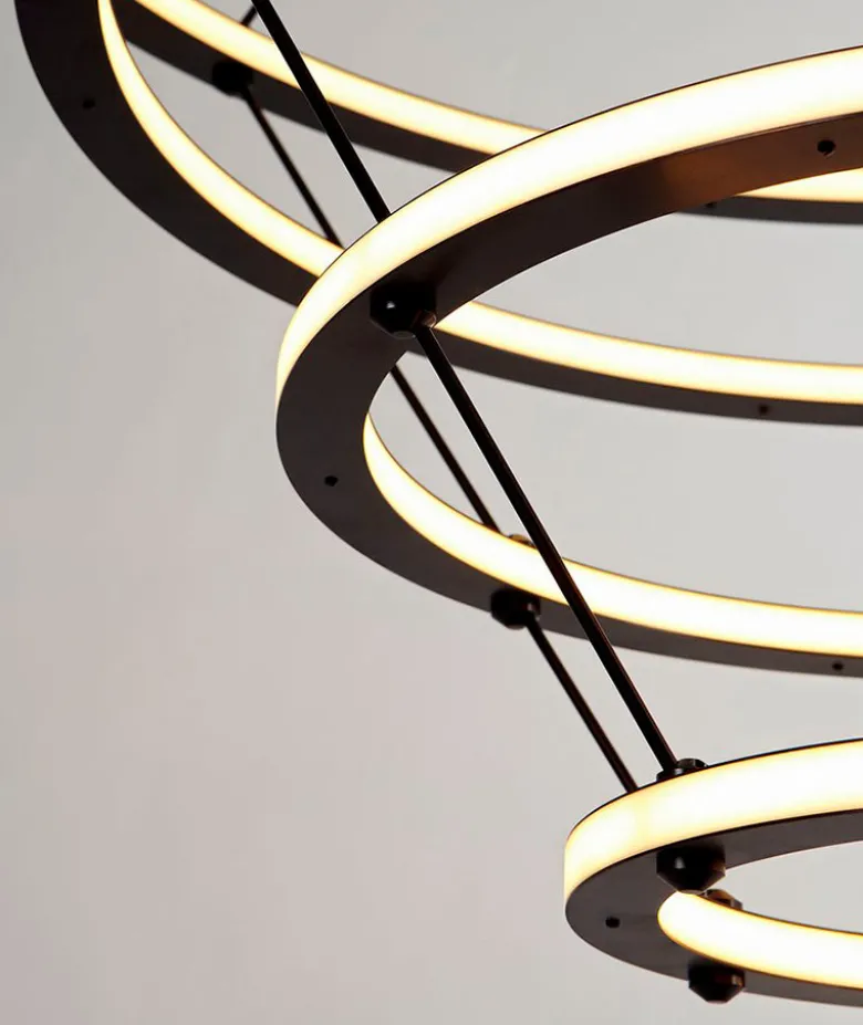 Halo Chandelier - 4 Rings