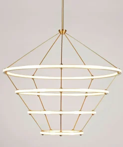 Halo Chandelier - 4 Rings