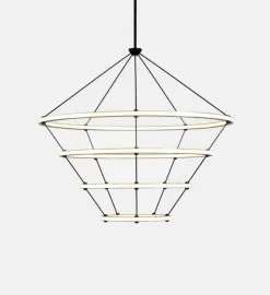 Halo Chandelier - 4 Rings