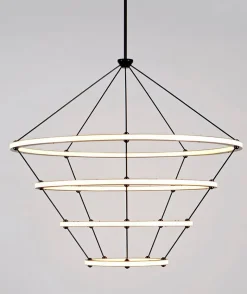 Halo Chandelier - 4 Rings
