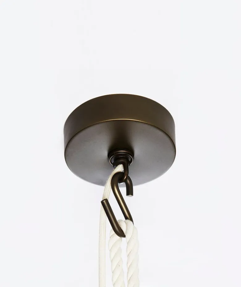 Knotty Bubbles Chandelier - 1 Lg, 6 Small Bubbles