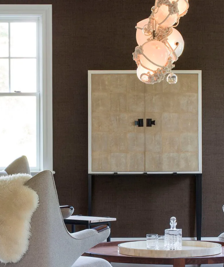 Knotty Bubbles Chandelier - 1 Lg, 2 Sm Bubbles, 5 Barnacles