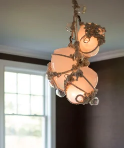 Knotty Bubbles Chandelier - 1 Lg, 2 Sm Bubbles, 5 Barnacles