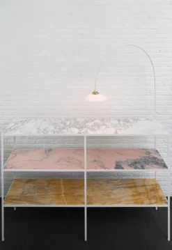 Marble Rack + Lamp