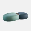 Matera Two Elements Ottoman with Marble Table