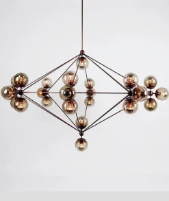 Modo Chandelier - 8 Sided, 27 Globes