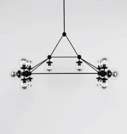 Modo Chandelier - Rectangle, 14 Globes