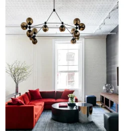 Modo Chandelier - Rectangle, 14 Globes