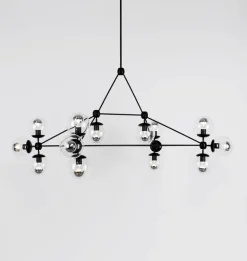 Modo Chandelier - Rectangle, 14 Globes