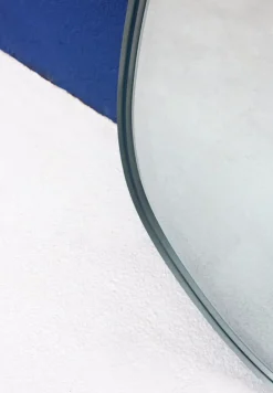 Off Round Seeing Glass Mirror