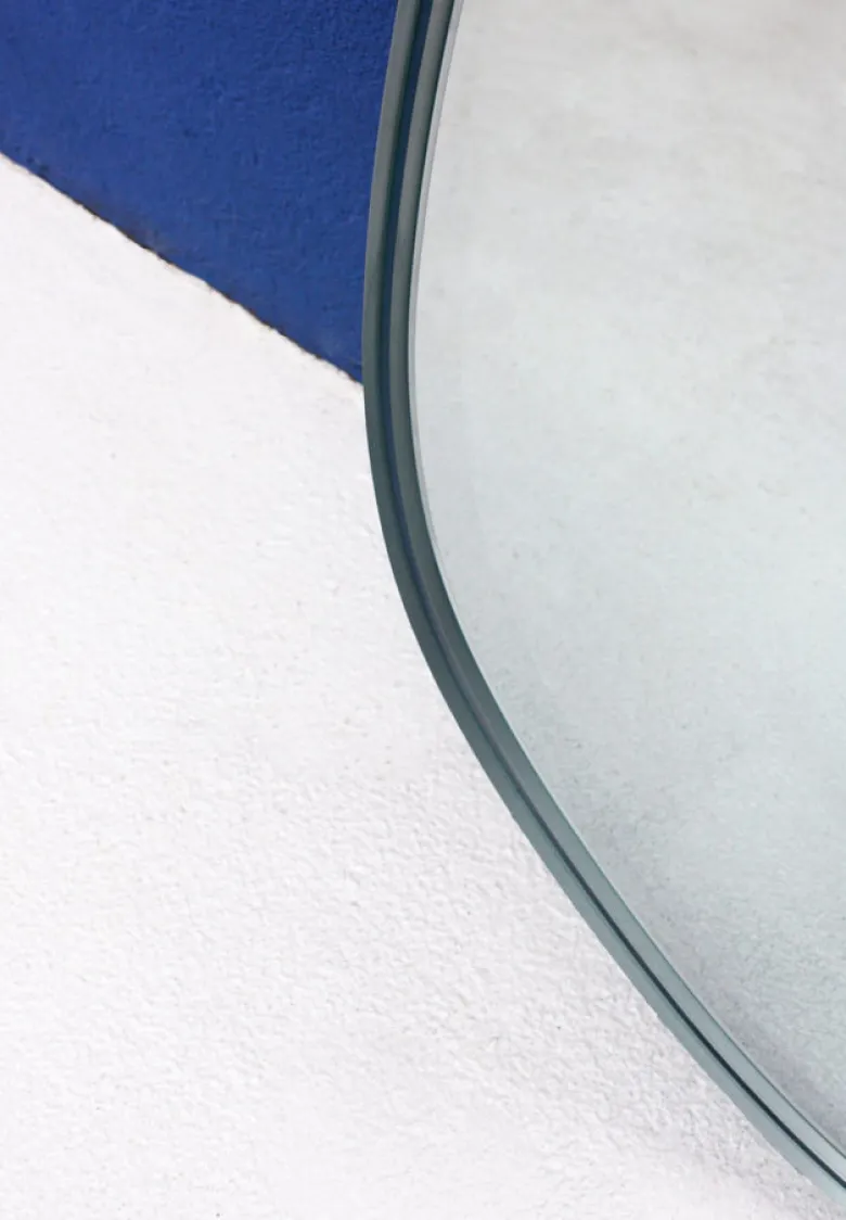 Off Round Seeing Glass Mirror