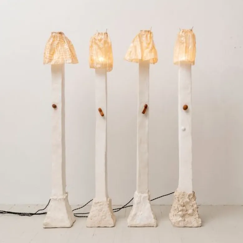 Plaster Floor Lamp