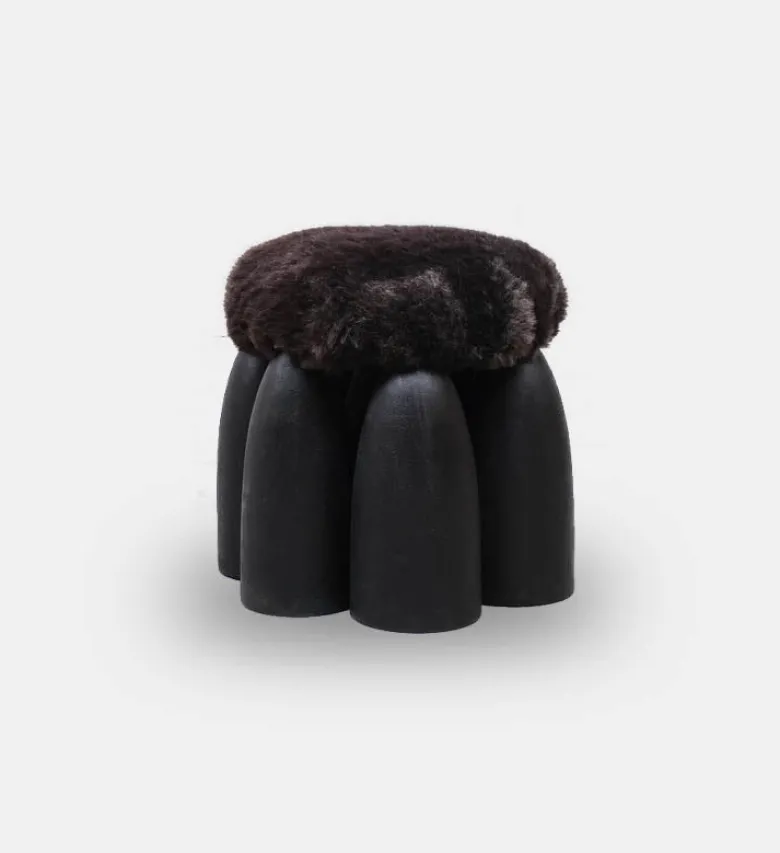 Senufo ottoman (Black)