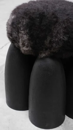 Senufo ottoman (Black)
