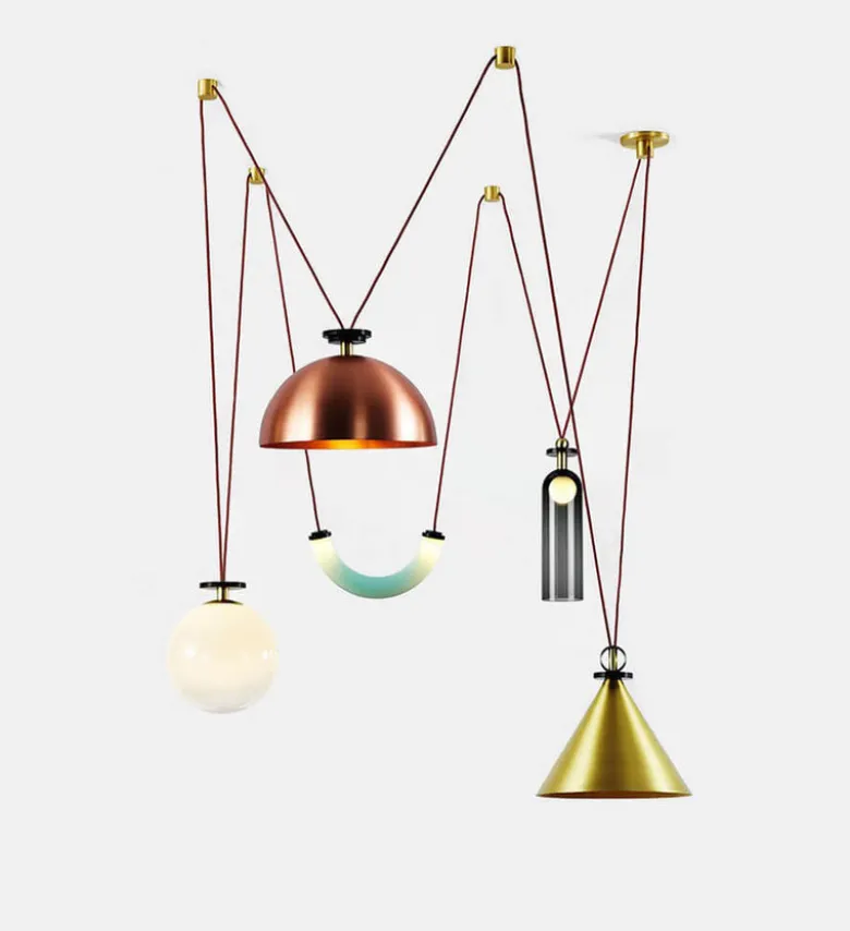 Shape Up 5-Piece Chandelier