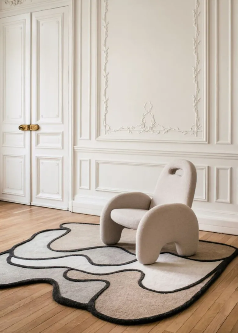 Tapis Forme Libre Coquillage