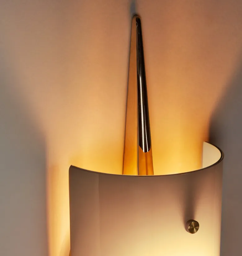 The Laddi Sconce - Cylinder Shade