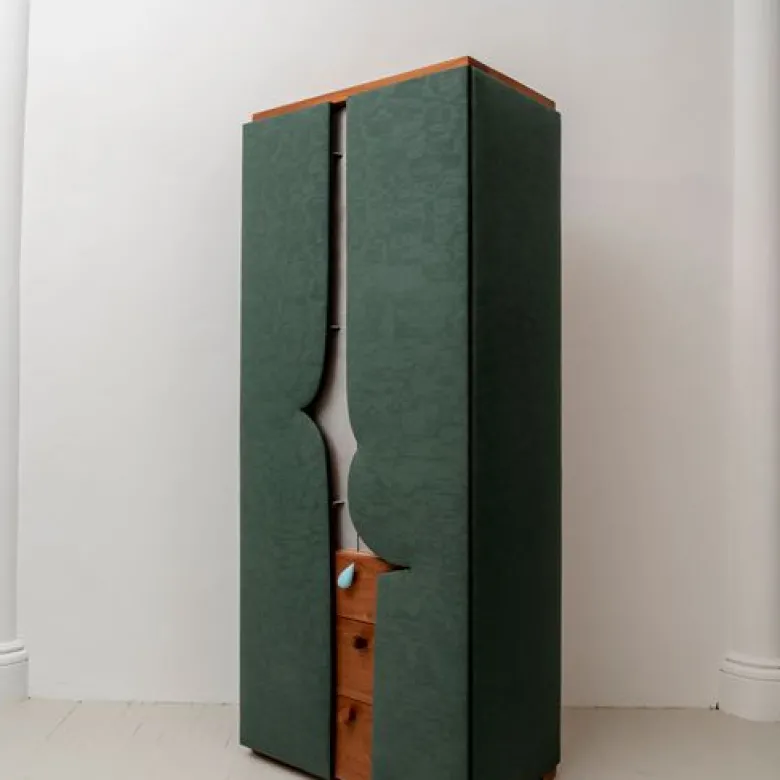 Upholstered Armoire
