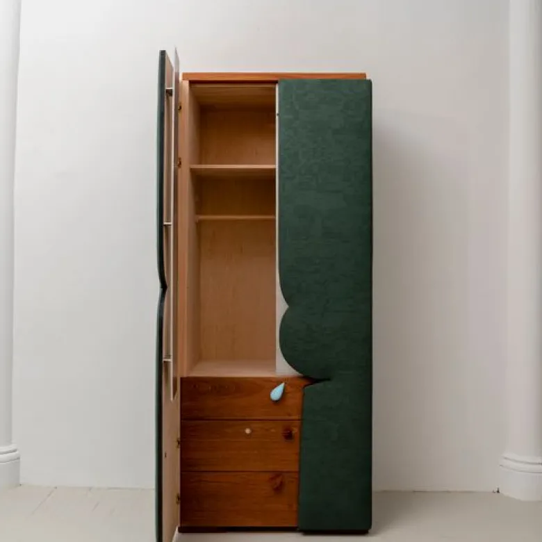 Upholstered Armoire